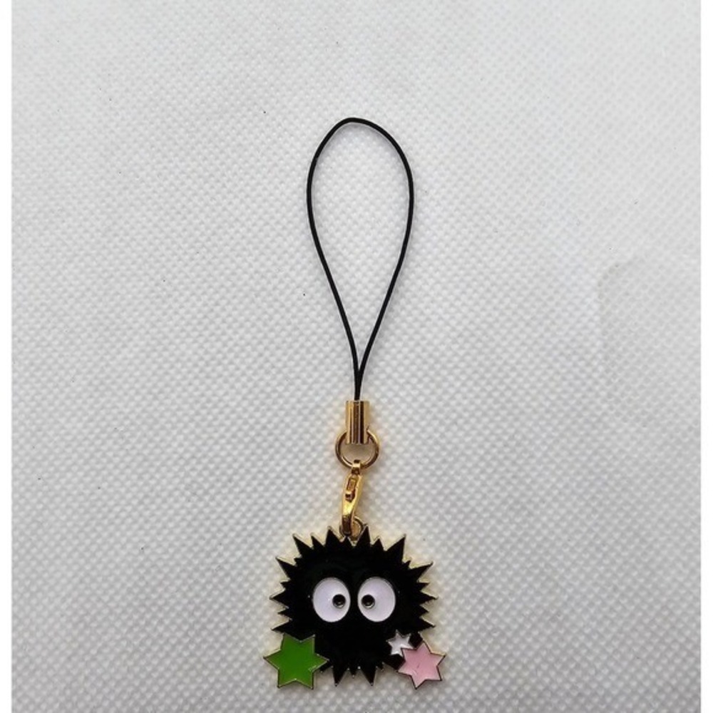 Anime Spirited Away Soot Sprite Phone Charm!  Handmade